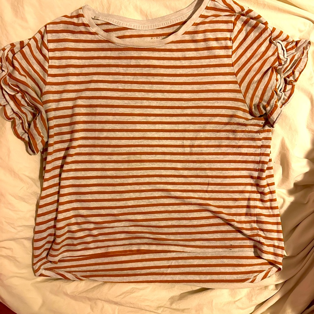 A NEW DAY RUFFLE SLEEVE TEE